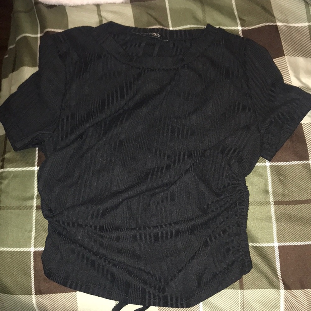 Black Top With Opened Back